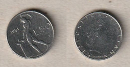 00555) Italien, 50 Lire 1991 - 50 Lire