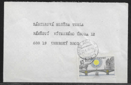 Czechoslovakia. Stamp Sc. 2181 On Letter, Sent From Zilina  23.08.78 For “Tesla” Uhersky Brod. - Cartas & Documentos