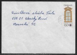 Czechoslovakia. Stamp Sc. 2106 On Letter, Sent From Bílý Újezd  31.05.78 For “Tesla” Uhersky Brod. - Brieven En Documenten