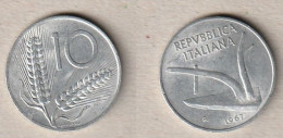 00569) Italien, 10 Lire 1967 - 10 Lire