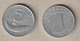 00532) Italien, 5 Lire 1952 - 5 Liras
