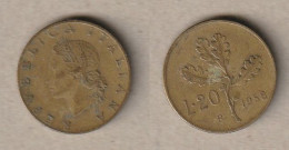 00525) Italien, 20 Lire 1958 - 20 Liras