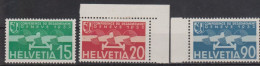 Suisse N° PA16 à PA18 Avec Charnières - Unused Stamps