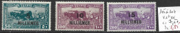 EGYPTE 105 à 107 ** ( 106 : * ) Côte 7.50 € - Neufs