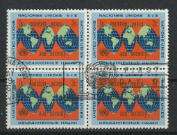 Verenigde Naties New York Y/T 121 (0) In Blok Van 4. - Used Stamps