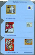 °°° Francobolli N. 1880 - Vaticano Aérogramma Vari 3 Pezzi Vari  °°° - Enteros Postales