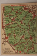 Der Harz, Topographie -AK, Westseite, Zonen-Grenze, 1960 - Clausthal-Zellerfeld