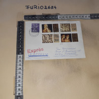 HB10811 VATICANO STORIA POSTALE 1978 TIMBRO ANNULLO ESPRESSO - Storia Postale