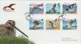 Alderney 2009 FDC Sc 344-349 Resident Birds Part 4 Set Of 6 - Alderney