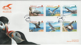 Alderney 2006 FDC Sc 273-278 Seabirds Resident Birds Part 1 Set Of 6 - Alderney