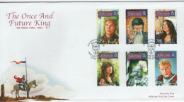 Alderney 2006 FDC Sc 263-268 The Once And Future King, T H White Set Of 6 - Alderney