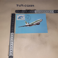 HB10885 ROMA 1986 TIMBRO ANNULLO 40° ANNIVERSARIO DELL'ALITALIA GIORNO DI EMISSIONE DC-10 ALITALIA - Covers & Documents