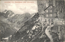 12323208 Aescher-Wildkirchli Gasthaus Panorama Seealpsee Altmann Appenzeller Alp - Autres & Non Classés