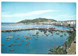 VISTA PUERTO PESQUERO, AL FONDO CIUDAD Y MONTE HACHO.- PERLA DEL MEDITERRANEO.- CEUTA.- ( ESPAÑA ) - Ceuta