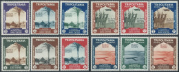 1934 TRIPOLITANIA MOSTRA ARTE COLONIALE 12 VALORI MH * - RA27-7 - Tripolitaine