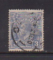 AUSTRALIA    1924    3d  Dull  Ultramarine   Punctured  O S  Small    USED - Used Stamps