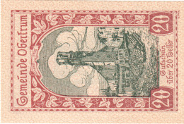 Autriche, Obertrum, 20 Heller, Eglise, 1920, 1920-10-31, SPL, Mehl:FS 695a - Oesterreich