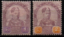 JOHORE 1892-4 * - Johore