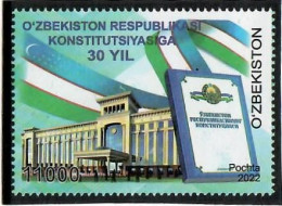 Uzbekistan 2022 . 30y Of Constitution. 1v. - Oezbekistan