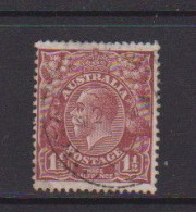 AUSTRALIA    1920    1 1/2d  Red  Brown   Perf  13 1/2  X  12 1/2    USED - Gebraucht