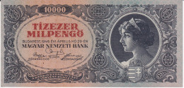 BILLETE DE HUNGRIA DE 10000 PENGO DEL AÑO 1946 SIN CIRCULAR (UNC) (BANKNOTE) - Ungarn
