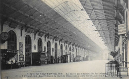 CPA - Evénements > PARIS OCTOBRE 1910 - GREVE GENERALE Des CHEMINS De FER - TBE - Staking