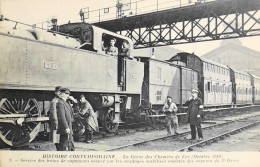 CPA - Evénements > PARIS OCTOBRE 1910 - GREVE GENERALE Des CHEMINS De FER - TBE - Staking