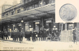 CPA - Evénements > OCTOBRE 1910 - GREVE Des CHEMINOTS Du NORD - TBE - Streiks