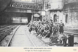 CPA - Evénements > OCTOBRE 1910 - GREVE Des CHEMINOTS Du NORD - TBE - Staking