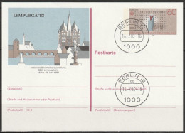 BRD Ganzsache PSo 8 Stempel BERLIN 14.7.1983 LYMBURGA83 ( PK 70 )günstige Versandkosten - Cartoline - Usati