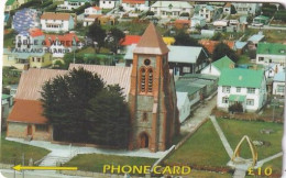 FALKLAND ISL.(GPT) - Christ Church Cathedral, CN : 195CFKA/B, Tirage %10000, Used - Falkland