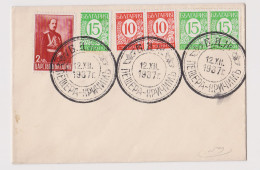 Bulgaria Bulgarie Bulgarien 1937 Commemorative Cover, Railway PESHTERA-KRICHIM Special Cachet Postmark (66197) - Brieven En Documenten