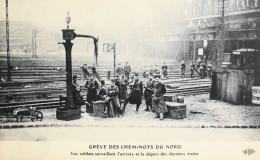 CPA - Evénements > OCTOBRE 1910 - GREVE Des CHEMINOTS Du NORD - TBE - Streiks