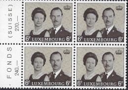 Luxembourg - Luxemburg - Timbres - Gr.Duchesse Josephine  Charlottte  Et Gr. Duc Jean  1964  1 Blocs à 4   MNH** - Blocs & Feuillets