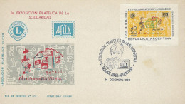 BUENOS AIRES 1968 Exposition Philatélique International De La Solidarité Timbre Philatélie - FDC