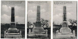 LANGENSALZA - LANGENSLZA --  Cimetiere ,Monument- 3 Cartes Différentes - (1914 - 1918)  - Phot Hans Tellgmann - Bad Langensalza