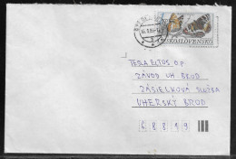Czechoslovakia. Stamp Sc. 2647 On Letter, Sent From Brezno  16.01.89 For “Tesla” Uhersky Brod. - Cartas & Documentos