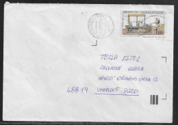 Czechoslovakia. Stamp Sc. 2692 On Letter, Sent From Zdar Nad Sazavou  17.01.89 For “Tesla” Uhersky Brod. - Brieven En Documenten