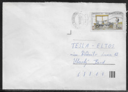 Czechoslovakia. Stamp Sc. 2692 On Letter, Sent From Zdar Nad Sazavou  17.01.89 For “Tesla” Uhersky Brod. - Brieven En Documenten