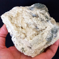 #X21 - Grande QUARZO Con DOLOMITE Cristalli (Traversella Mine, Torino, Piemonte, Italia) - Minéraux