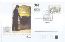 CDV PM 119 Czech Republic 200 Years Of The Mail Box 2017 - Poste