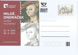 CDV PM 113 Czech Republic M. Ondracek Anniversary 2016 Engraver Lucas Granach Transcription - Incisioni