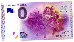 2015-1 BILLET TOURISTIQUE FRANCE 0 EURO SOUVENIR N° 003925 CHATEAU DE MUROL BT épuisé - Private Proofs / Unofficial
