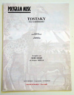 Partition Vintage Sheet Music NOIR DESIR : Tostaky - Années 90 Rock Français - Jazz