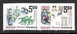 Groënland 2004, N°408/409 Adhésifs Noël Neuve - Neufs