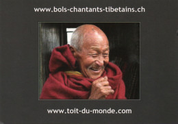 CPM - P - TIBET - BOLS CHANTANTS TIBETAINS - TOIT DU MONDE - Tibet