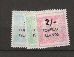 1966 MNH Tokelau Mi 1-3 Postfris** - Tokelau