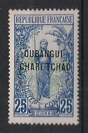 OUBANGUI - 1915-18 - N°YT. 8 - Bakalois 25c - Neuf Luxe ** / MNH / Postfrisch - Ungebraucht
