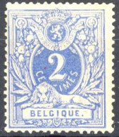 [** SUP] N° 27, 2c Bleu - Fraîcheur Postale - Cote: 100€ - 1869-1883 Leopold II