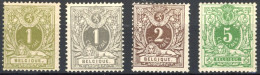 [* SUP] N° 42/45, La Série Complète - Cote: 90€ - 1884-1891 Leopold II.